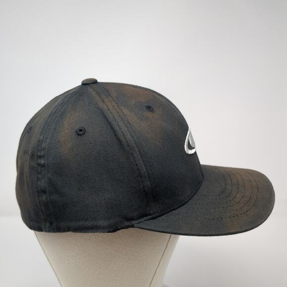 O'Neill Fitted Baseball Cap Black XL Embroidered Vented Holes Flexfit Yupoong - Picture 5 of 9
